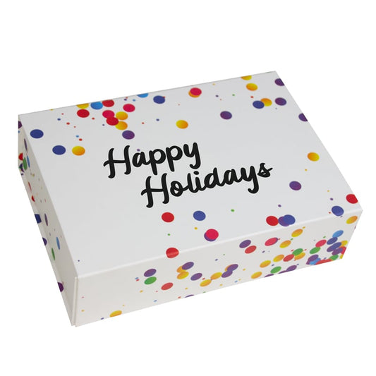 Magnetbox confetti -  "Happy Holidays"