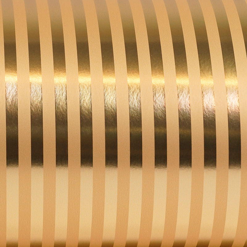 Geschenkpapier Metallic - Streifen Dessin
