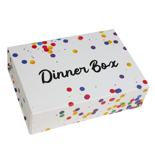 Confetti Magnetfaltschachteln - Dinner Box