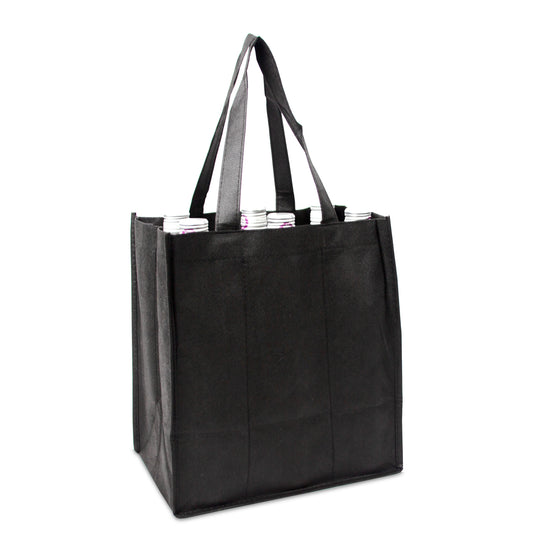Non-woven Tasche für 6 (Wein)Flaschen geeignet